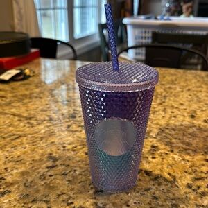 Starbucks cup 16 ounce purple and blue colored